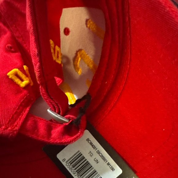 DSQUARED RED YELLOW ICON LOGO HAT CAP DSQ2 - Picture 6 of 6